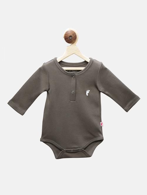 grey cotton onesie - 15754340 - Standard Image - 1