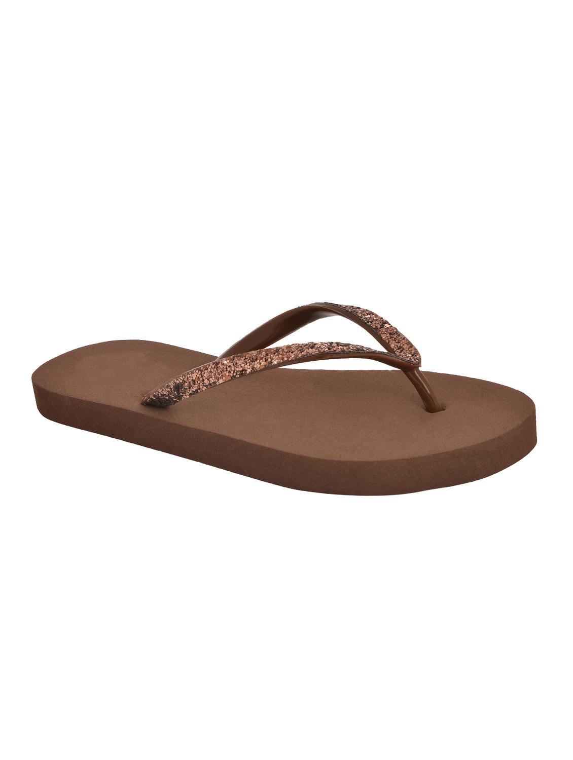 brown toe separator flip flops - 15754616 - Zoom Image - 2
