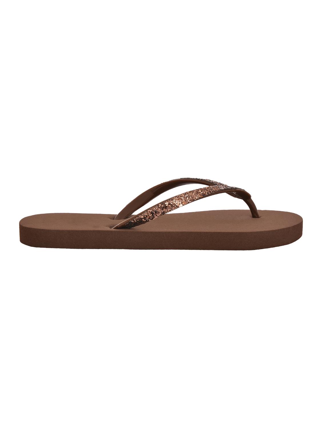 brown toe separator flip flops - 15754616 - Zoom Image - 3