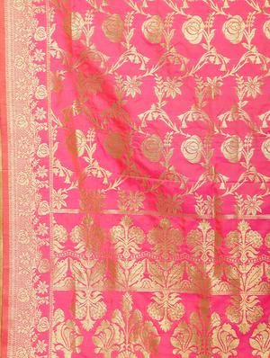 self-design banarasi dupatta - 15755865 - Standard Image - 2