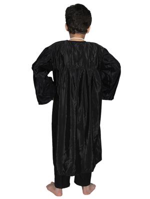 black polyester lawyer costume - 15756090 - Standard Image - 3