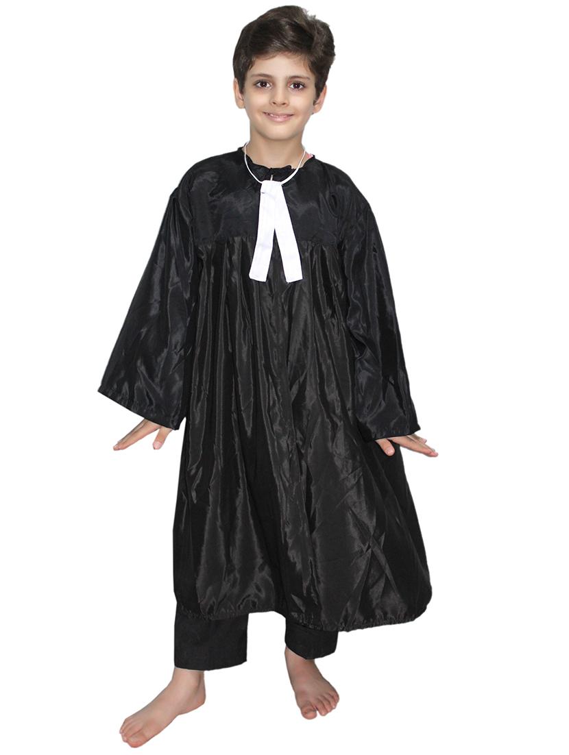 black polyester lawyer costume - 15756090 - Zoom Image - 1
