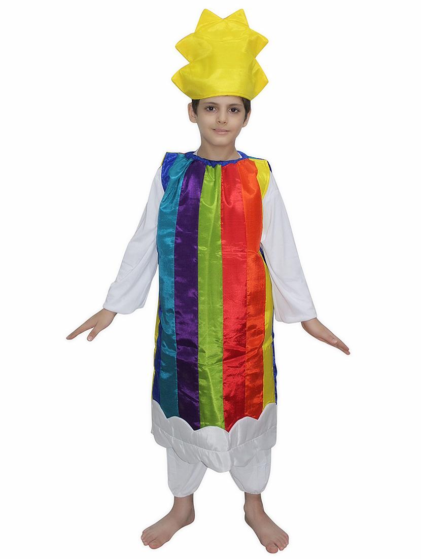 multi colored polyester costume - 15756112 - Zoom Image - 1