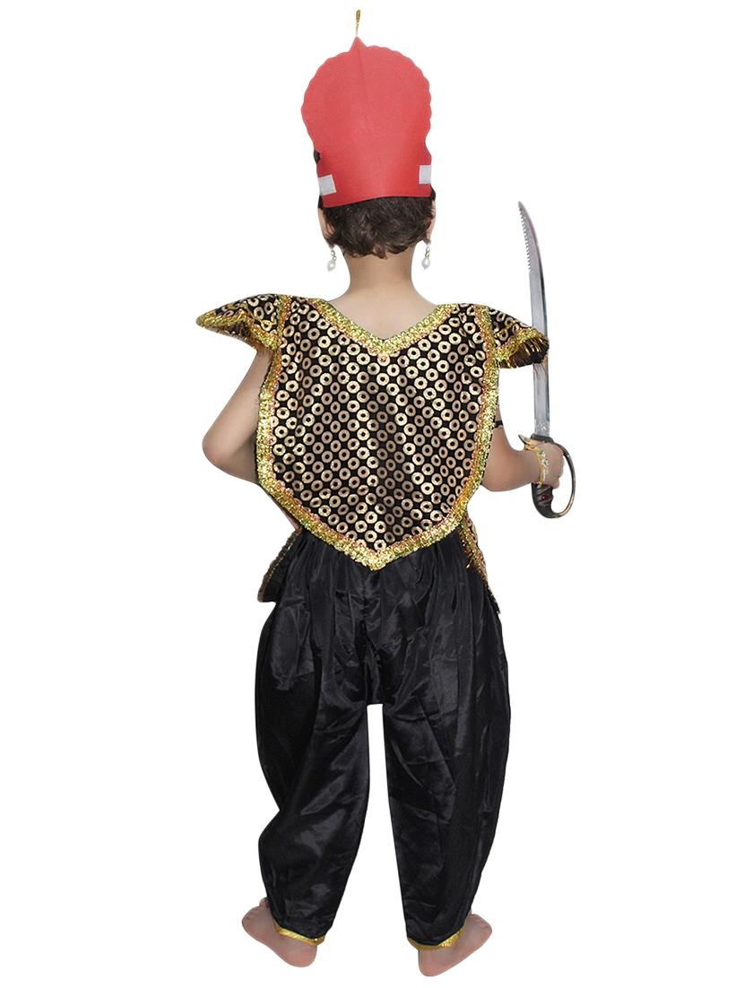 black polyester ravana costume - 15756135 - Zoom Image - 3