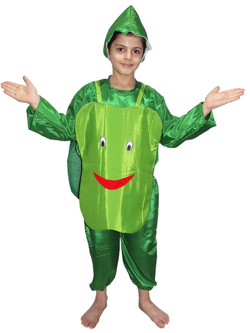 green polyester capsicum costume - 15756150 - Standard Image - 1