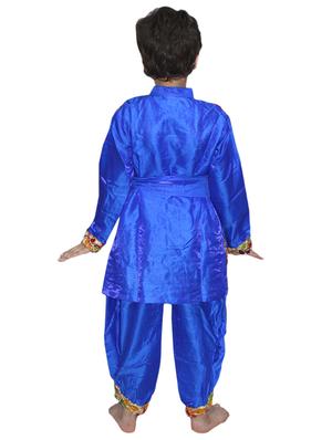 blue polyester gujarati costume - 15756206 - Standard Image - 3