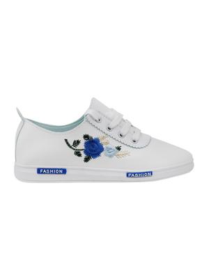 white lace-up sneakers - 15756322 - Standard Image - 2