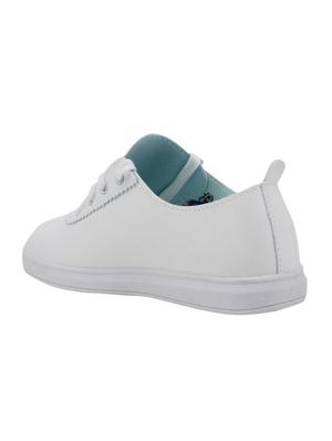 white lace-up sneakers - 15756322 - Standard Image - 3