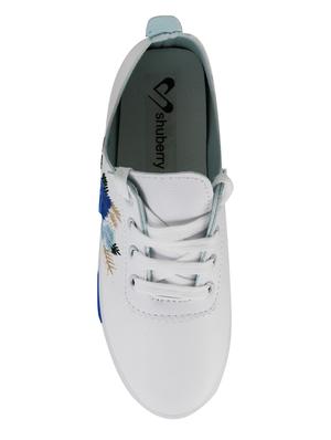 white lace-up sneakers - 15756322 - Standard Image - 4