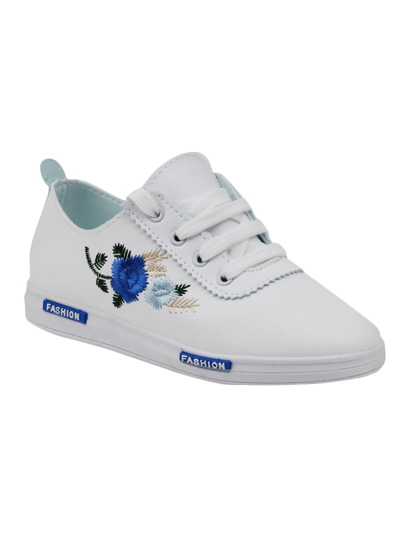 white lace-up sneakers - 15756322 - Zoom Image - 1
