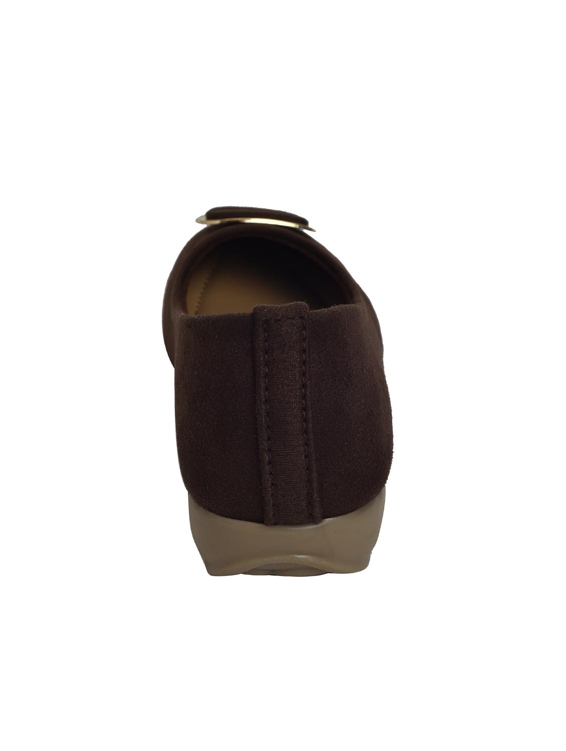 brown slip on ballerinas - 15756378 - Zoom Image - 3