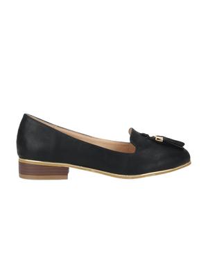 black slip on sandals - 15758392 - Standard Image - 2