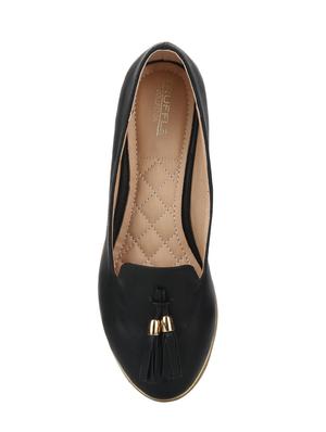 black slip on sandals - 15758392 - Standard Image - 4