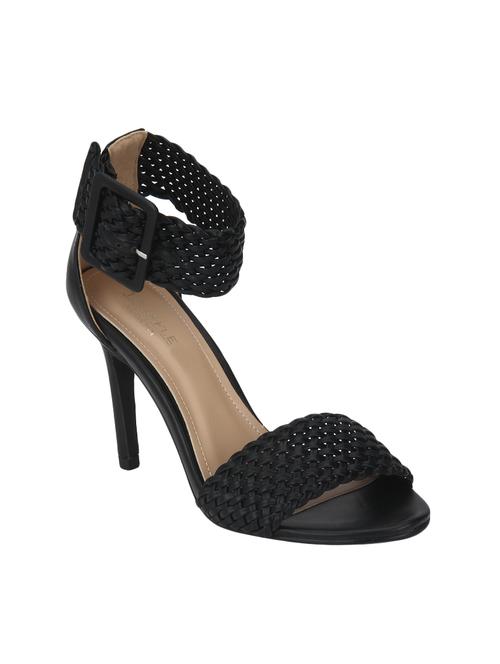 black ankle strap sandals - 15758397 - Standard Image - 1