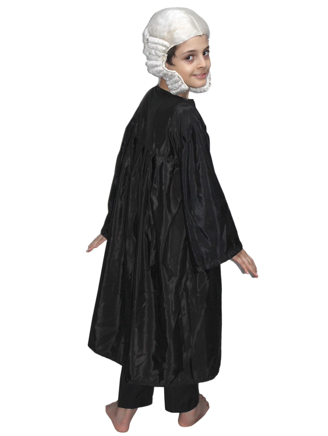 black polyester judge costume - 15759019 - Zoom Image - 2