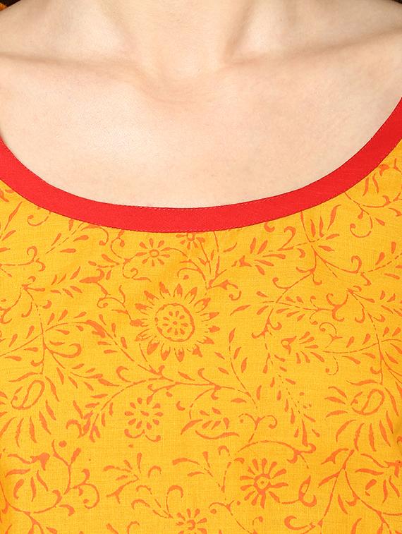 straight printed kurta - 15759208 - Zoom Image - 4