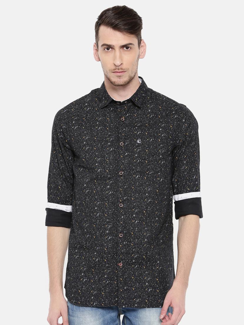 black printed casual shirt - 15759242 - Zoom Image - 1