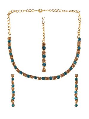 gold plated choker necklace - 15760349 - Standard Image - 2