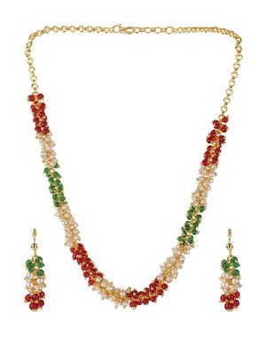 gold plated choker necklace - 15760356 - Standard Image - 2