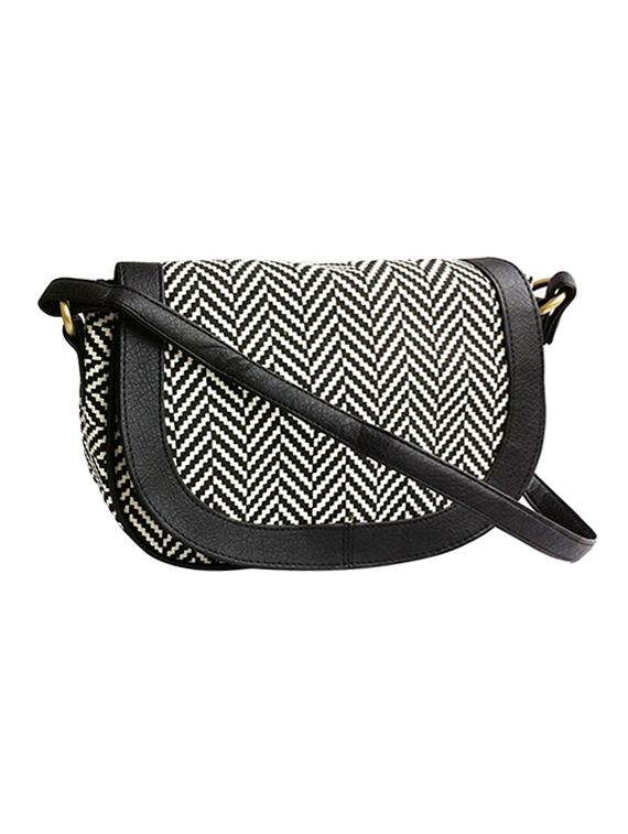 black canvas regular sling bag - 15763458 - Zoom Image - 1