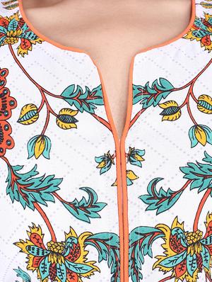 printed straight kurta - 15763857 - Standard Image - 4