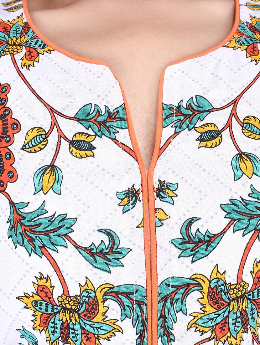 printed straight kurta - 15763857 - Zoom Image - 4