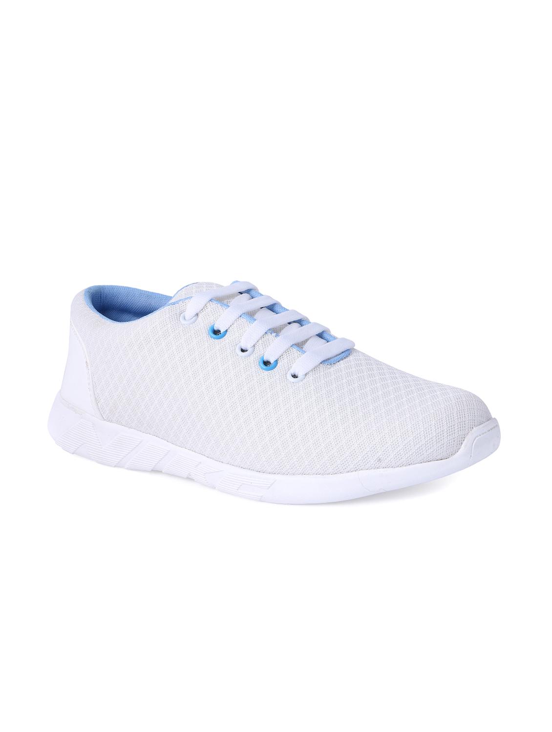 white Mesh lace up sport shoes - 15764322 - Zoom Image - 1