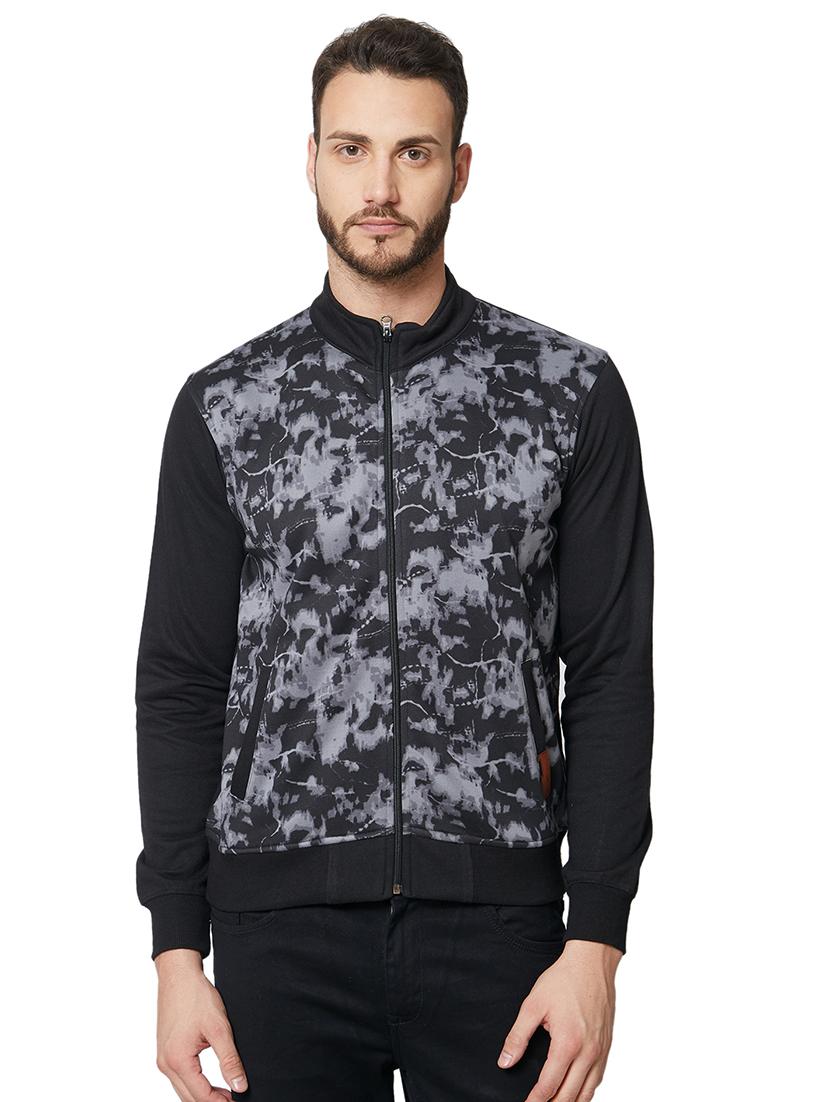 grey cotton printed sweatshirt - 15765148 - Zoom Image - 1