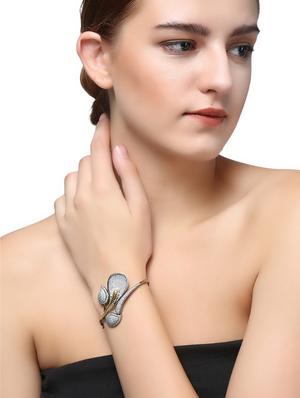 silver cuffs bracelet - 15765192 - Standard Image - 4