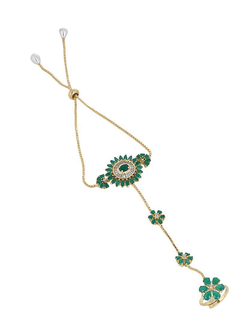 green bangle bracelet - 15765193 - Zoom Image - 1