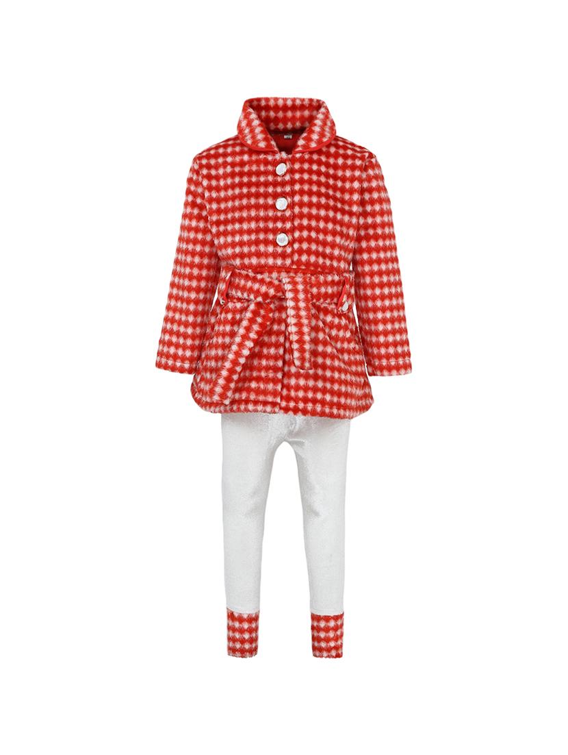 red wool twin set - 15765312 - Zoom Image - 1