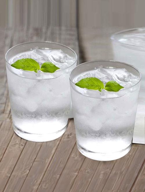 whisky glasses crystal - whisky glass 2 pcs, dotted design - 380 ml - 15767126 - Standard Image - 1