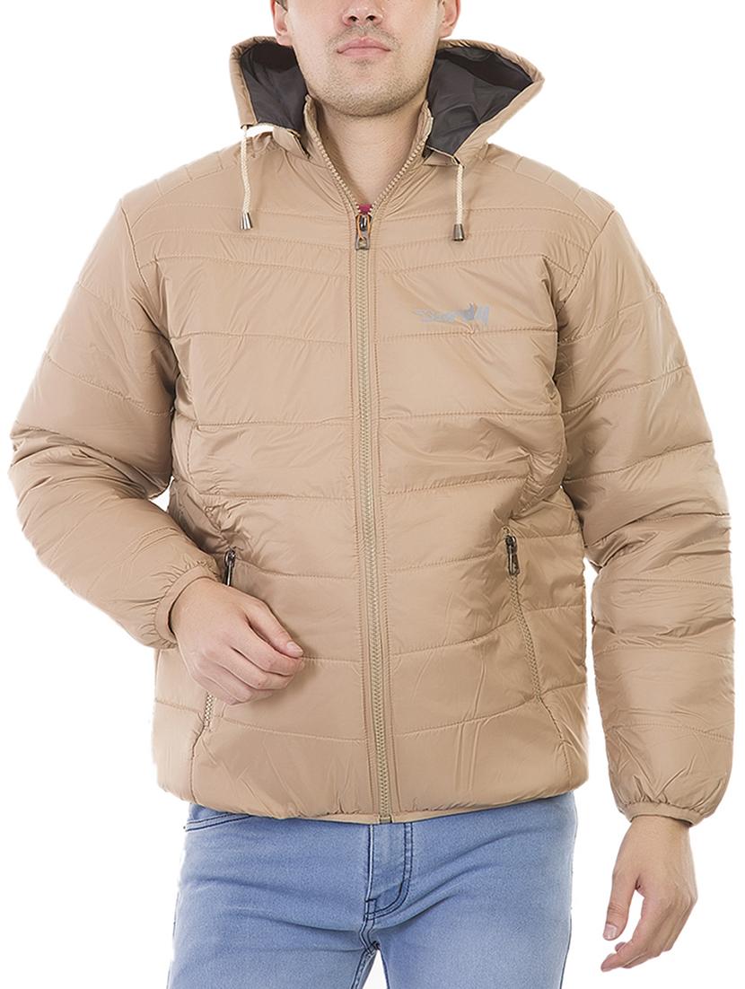beige polyester quilted jacket - 15770053 - Zoom Image - 1