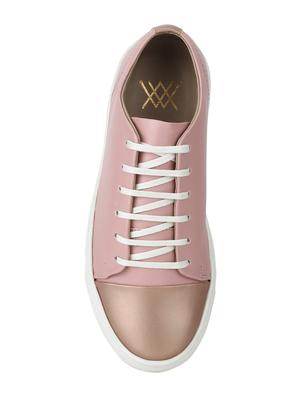 pink lace-up sneakers - 15770087 - Standard Image - 4