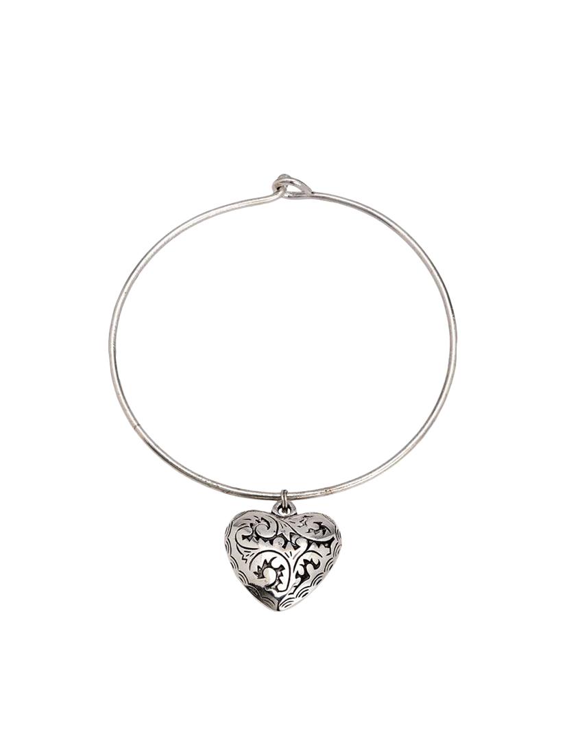 silver brass choker necklace - 15771322 - Zoom Image - 1
