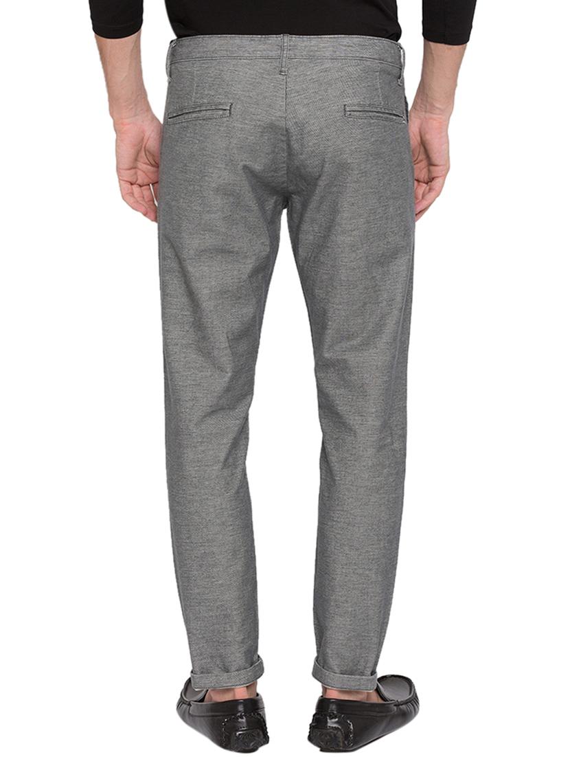 grey cotton chinos - 15772368 - Zoom Image - 3
