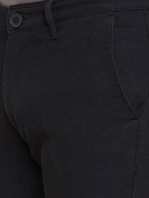 black cotton chinos - 15772371 - Standard Image - 5