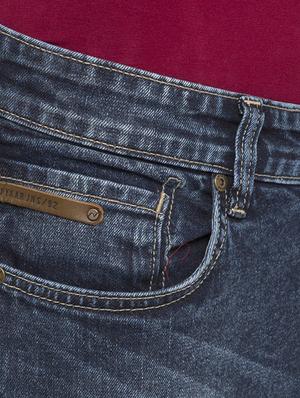 blue light washed denim jeans - 15772373 - Standard Image - 5