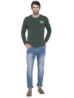 blue light washed jeans - 15772421 - Standard Image - 4