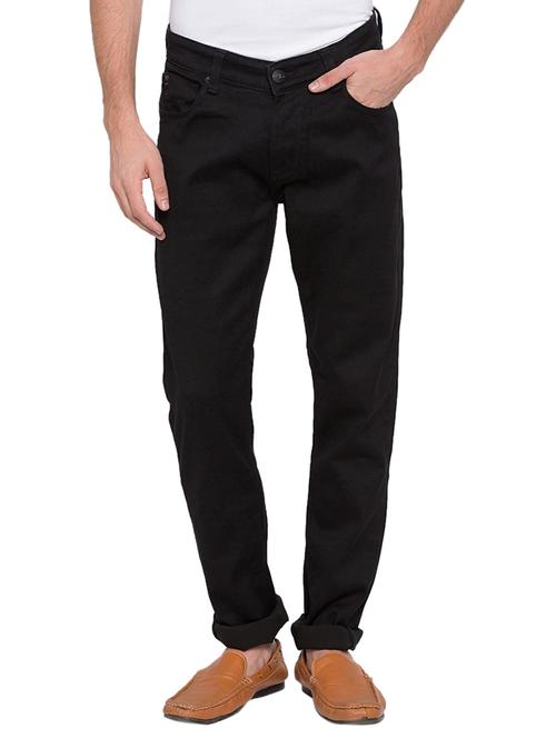 black plain denim jeans - 15772422 - Standard Image - 1