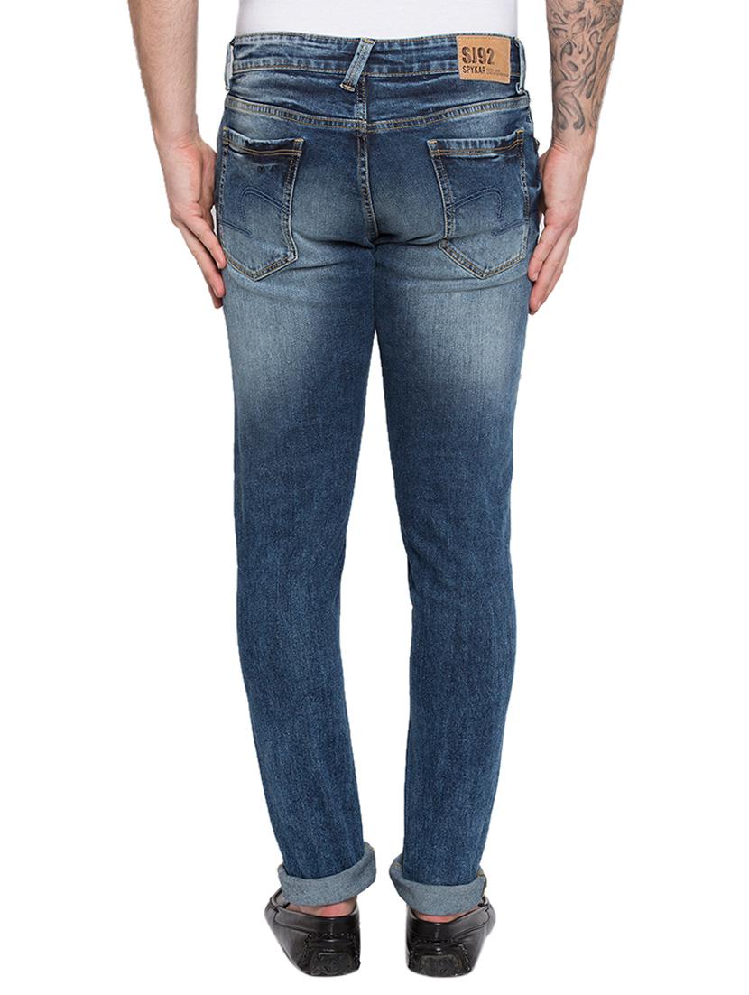 blue cotton ripped jeans - 15772426 - Zoom Image - 3