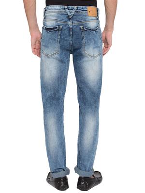blue heavy washed denim jeans - 15772436 - Standard Image - 3