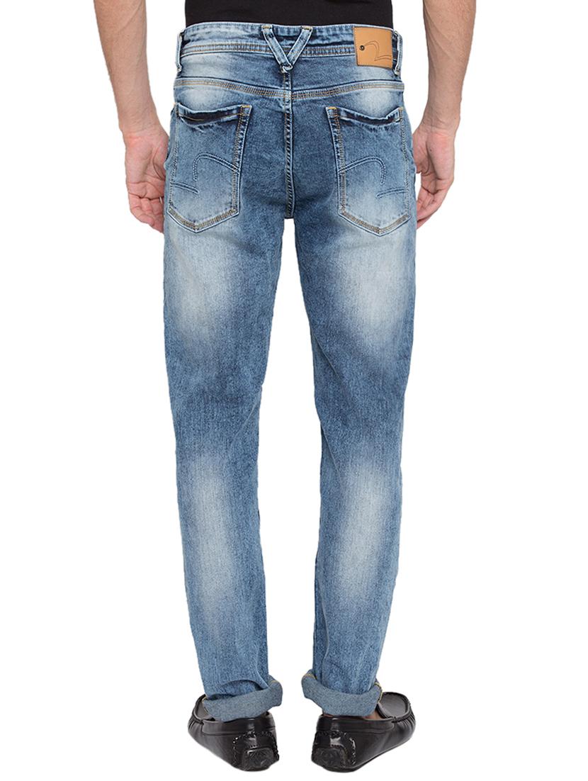 blue heavy washed denim jeans - 15772436 - Zoom Image - 3