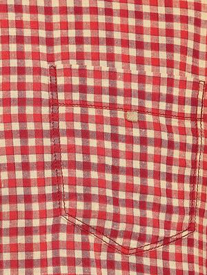 red checkered casual shirt - 15772587 - Standard Image - 4