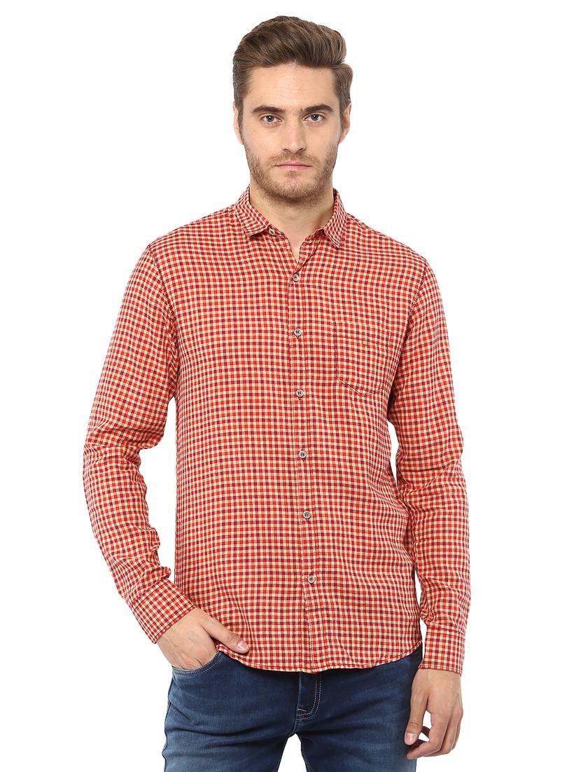 red checkered casual shirt - 15772587 - Zoom Image - 1
