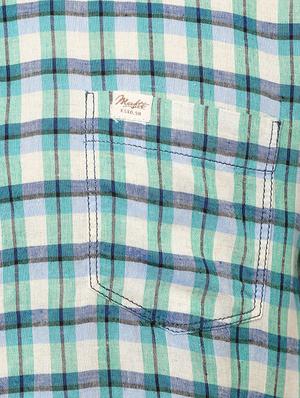 green checkered casual shirt - 15772628 - Standard Image - 4