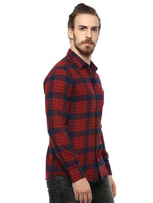 red checkered casual shirt - 15772661 - Standard Image - 2