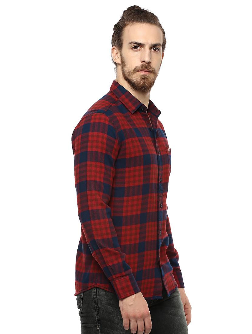 red checkered casual shirt - 15772661 - Zoom Image - 2
