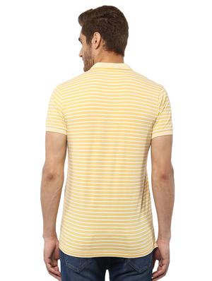yellow striped polo t-shirt - 15772665 - Standard Image - 3