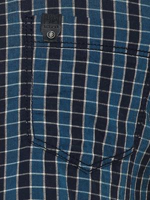 blue checkered casual shirt - 15772678 - Standard Image - 4